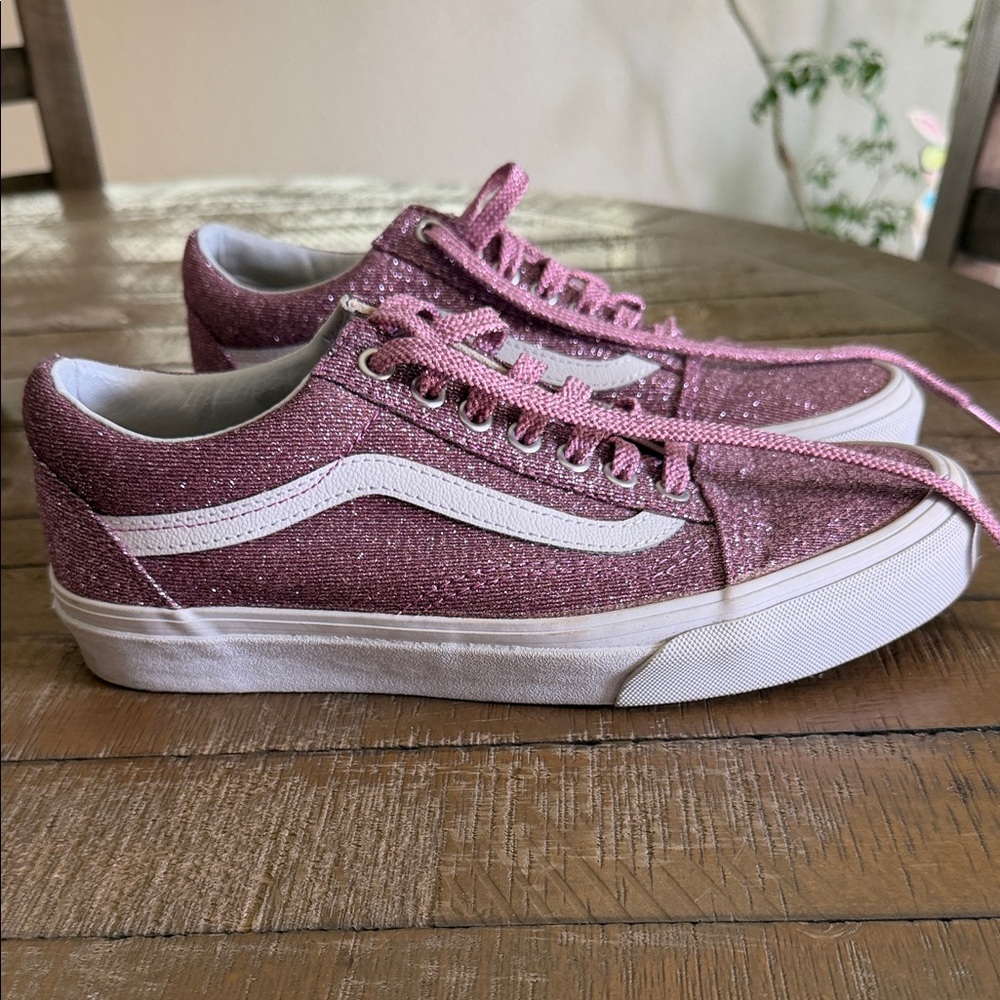 Vans Women's Sparkling Pink Sneakers
